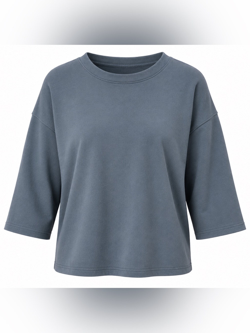 NWT Lou & GreyWomen's Relaxed Crewneck Top in muted green.